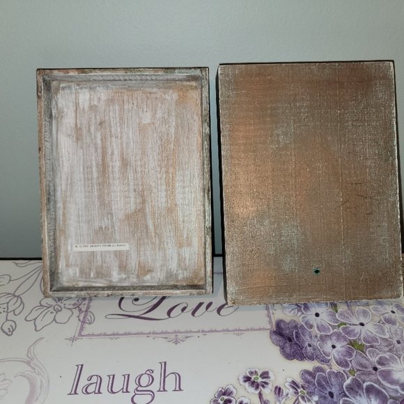 Vintage Decoupage Wooden Card Box - Picture 5 of 9